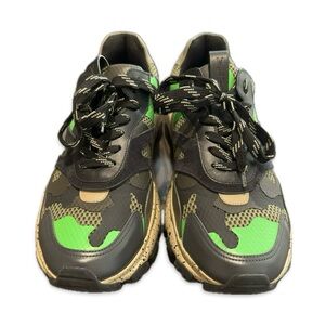 Valentino Garavani Bounce Trainer 'Neon Camouflage' | Size US 10
